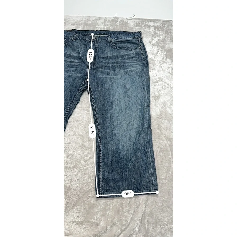 Levis 559 Cropped Denim Blue Jeans Men Size W42 x L 30 (21.5